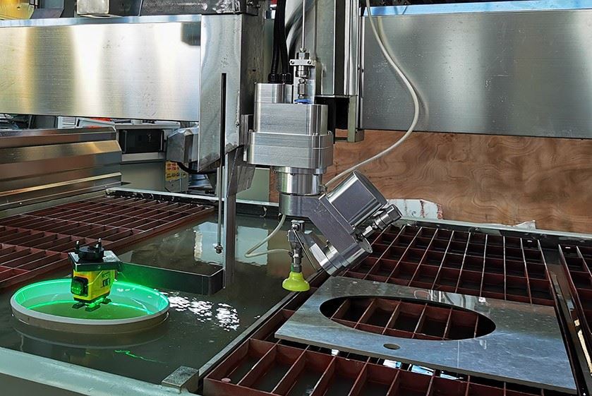 Cnc Water Jet Marble Cutting Machine factory